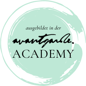 Badge: ausgebildet in der Avantgarde Academy